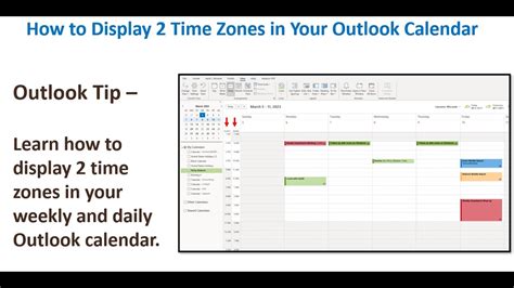 how to set 12 hour clock in outlook calendar