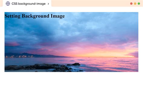 How To Set A Background Image On Css