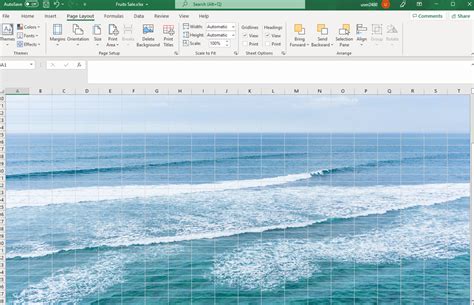 How To Set A Background Image On Excel