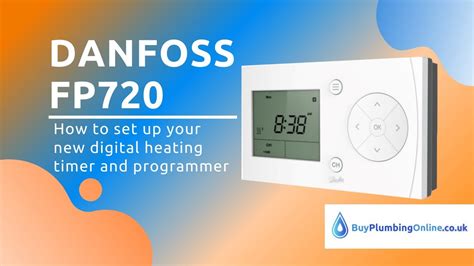 how to set a danfoss central heating timer