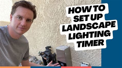 How To Set A Landscape Lighting Timer