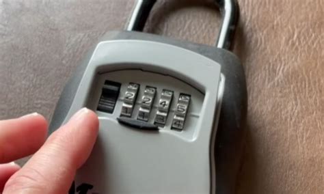 How To Set A Lock Box Code