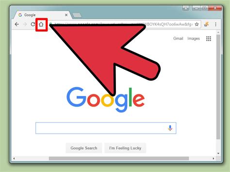 how to set a new homepage to google chrome