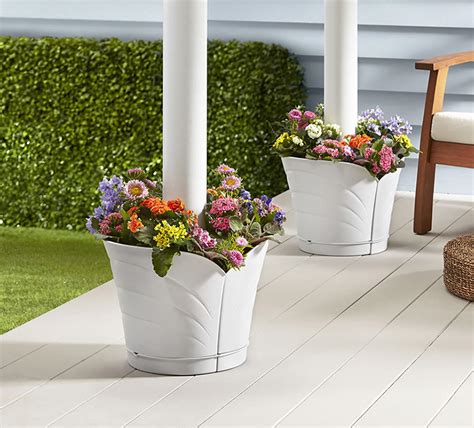 How To Set A Post In A Planter