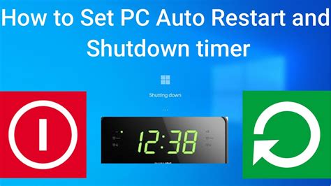 how to set a restart timer on windows 10
