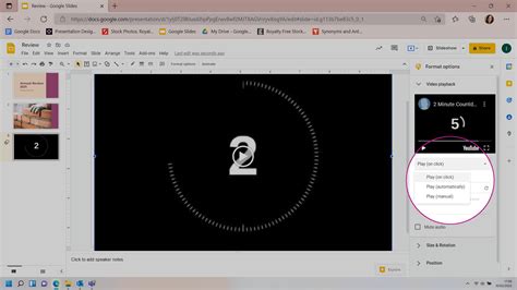 how to set a time limit on google slides