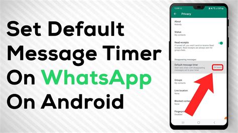 How To Set A Timer Message