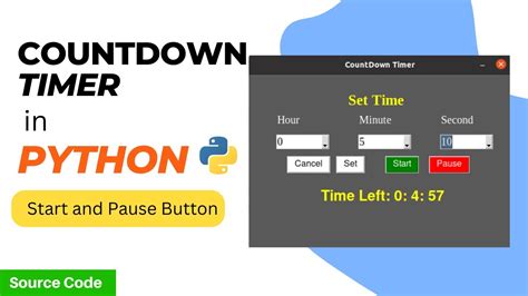 How To Set A Timer With Python