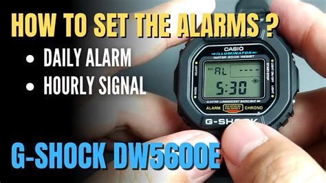 How To Set Alarm In Casio G Shock