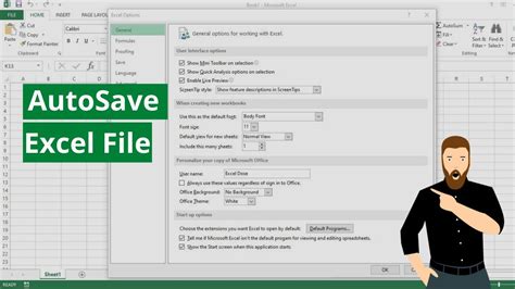 how to set auto in excel