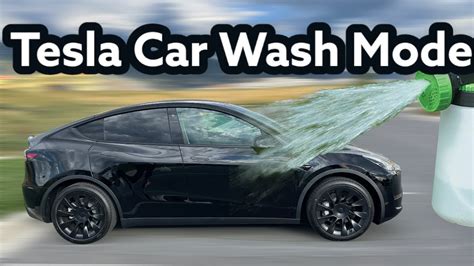 how to set car wash mode tesla