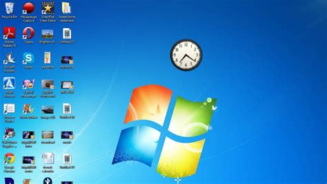how to set clock on the home screen