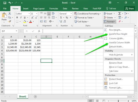 how to set column width in excel for all sheets