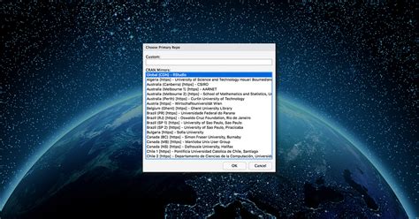 How To Set Cran Mirror In Rstudio