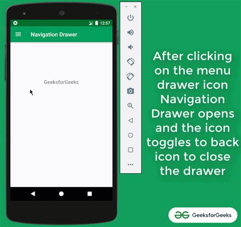 How To Set Custom Navigation Drawer Icon In Android