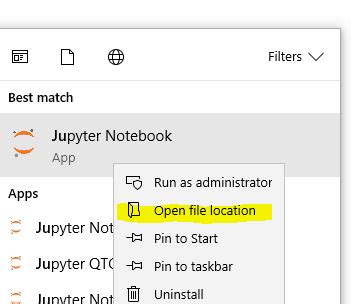 how to set default folder for jupyter notebook