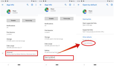 how to set default map on android