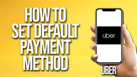 how to set default payment method in uber