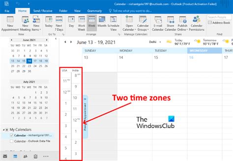How To Set Different Time Zones In Outlook
