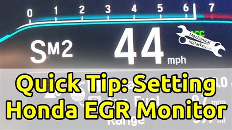 How To Set Egr Monitor