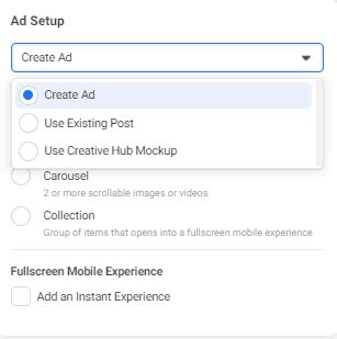 how to set facebook ads