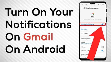 how to set gmail notifications on android