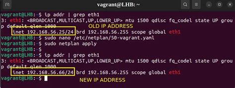 how to set ip address in linux server