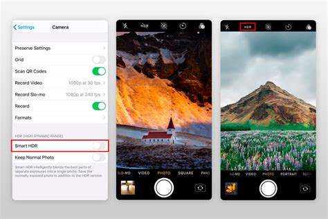 how to set iphone camera to 0.5