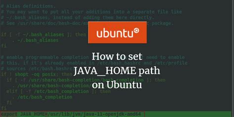 how to set java_home path in environment variables in ubuntu