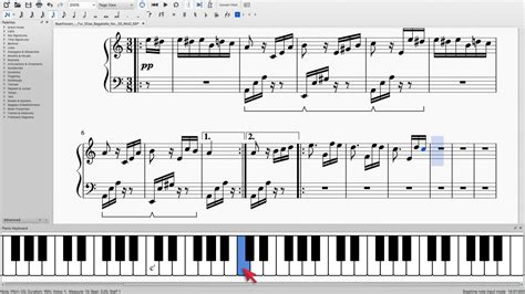 how to set key in musescore