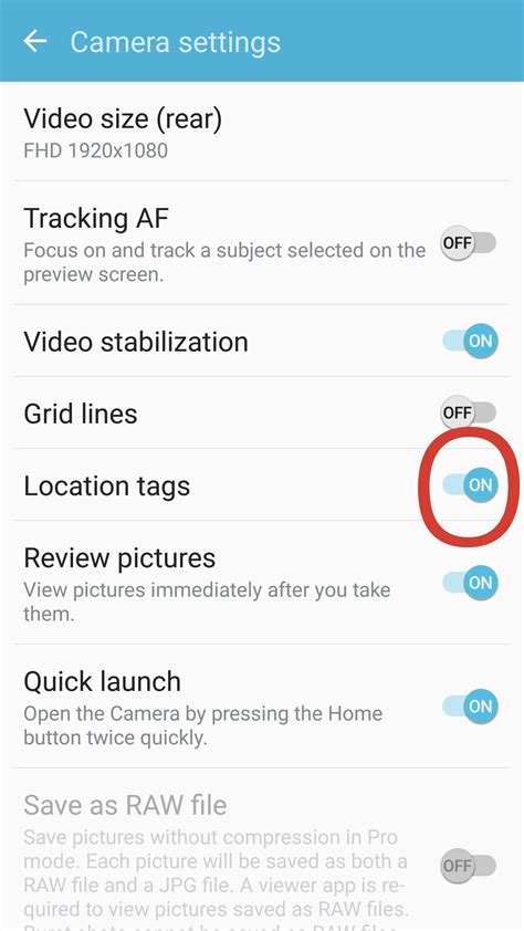 how to set latitude and longitude in camera