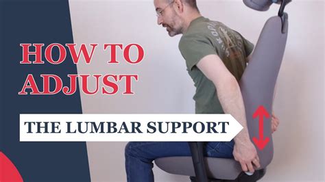 how to set lumbar support on chair