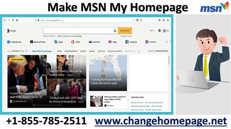 how to set msn as homepage on chrome