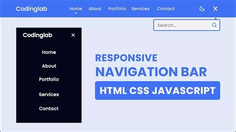 How To Set Navigation Bar In Html