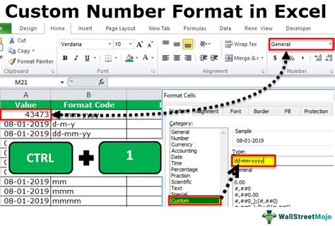 how to set number format in excel