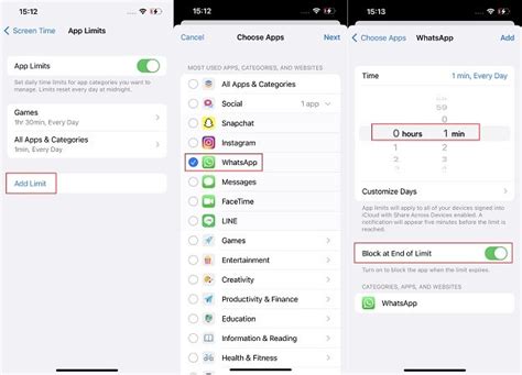 how to set passcode for app limit