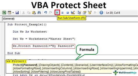 how to set password for vba code in excel
