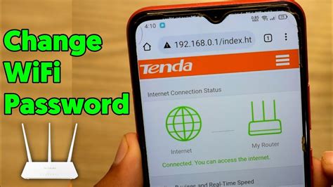 how to set password in tenda wifi router