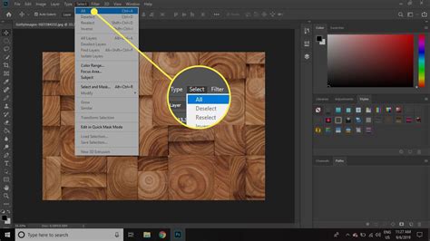 how to set pattern in photoshop