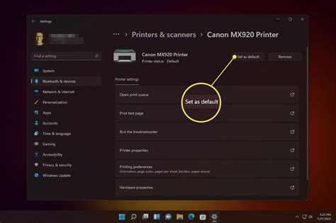 How To Set Printer Settings As Default