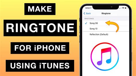 how to set ringtone on iphone using itunes