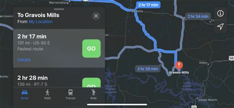 how to set route preferences in apple maps