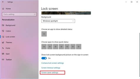How To Set Screen Saver On Windows 10