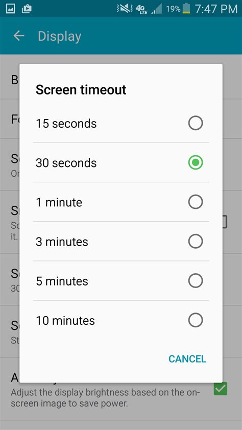 how to set screen time for android