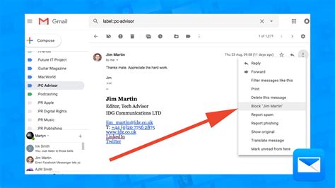 how to set sender name in gmail