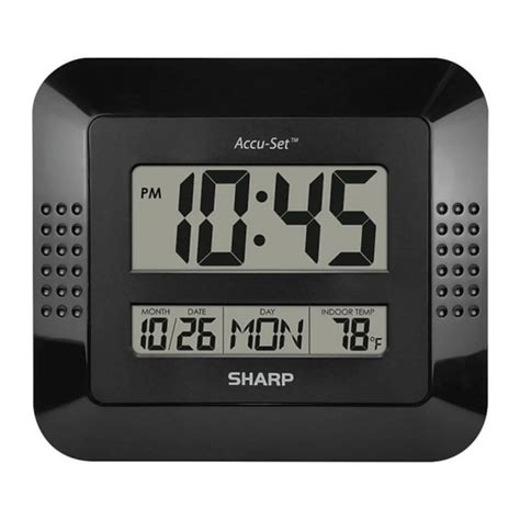 How To Set Sharp Accu Set Clock