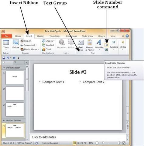 How To Set Slide Number In Powerpoint