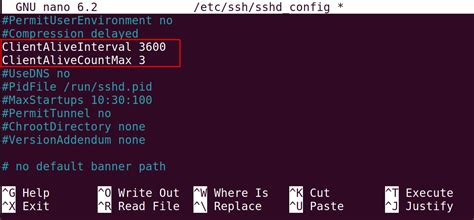 how to set ssh connection timeout in linux