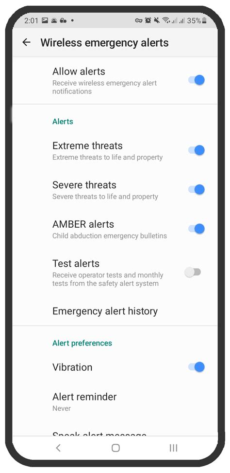 How To Set Text Alert On Android