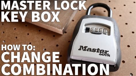 how to set the code on a master lock box
